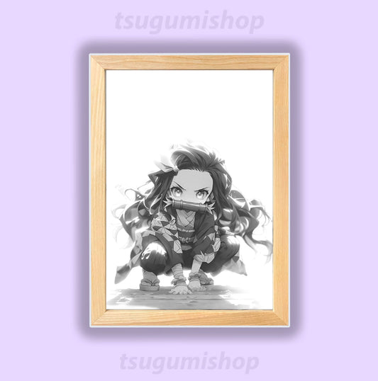 Pictures with LED lighting Demon Slayer: Kimetsu no Yaiba - Nezuko Kamado