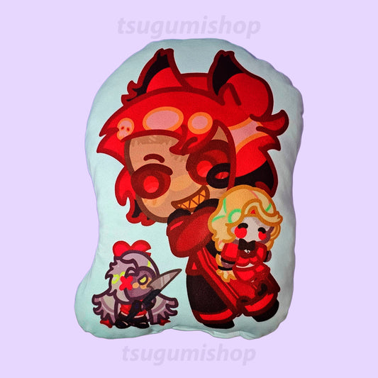 Shaped pillow Hazbin Hotel