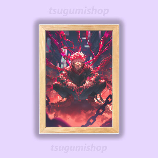 Pictures with LED lighting Jujutsu Kaisen - Itadori Yuji