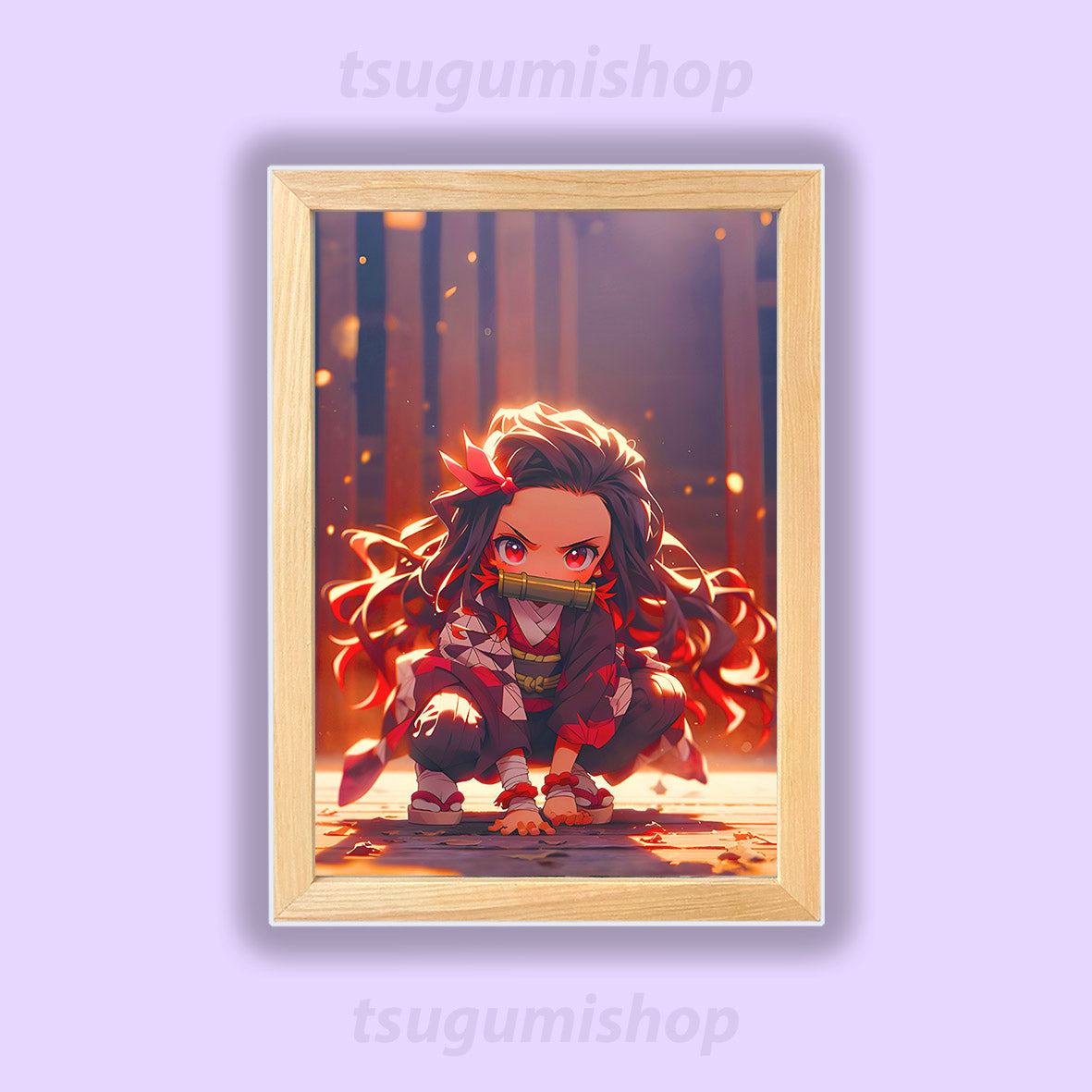 Pictures with LED lighting Demon Slayer: Kimetsu no Yaiba - Nezuko Kamado